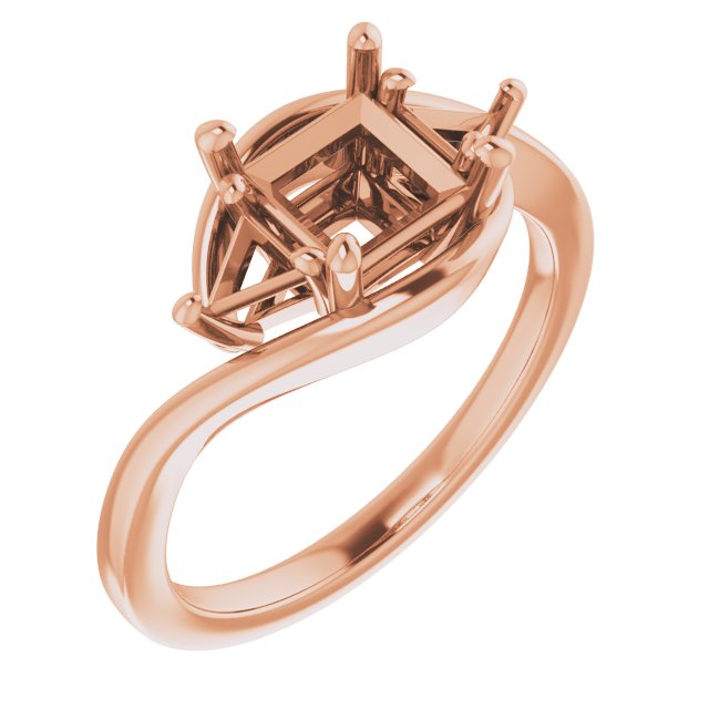 Three-Stone Bypass Engagement Ring
