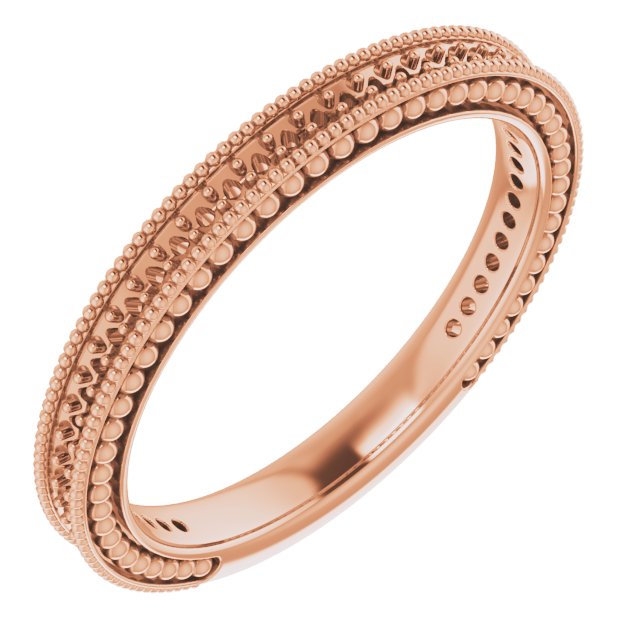 14K Rose .20 CTW Diamond Anniversary Band Ref 12522662