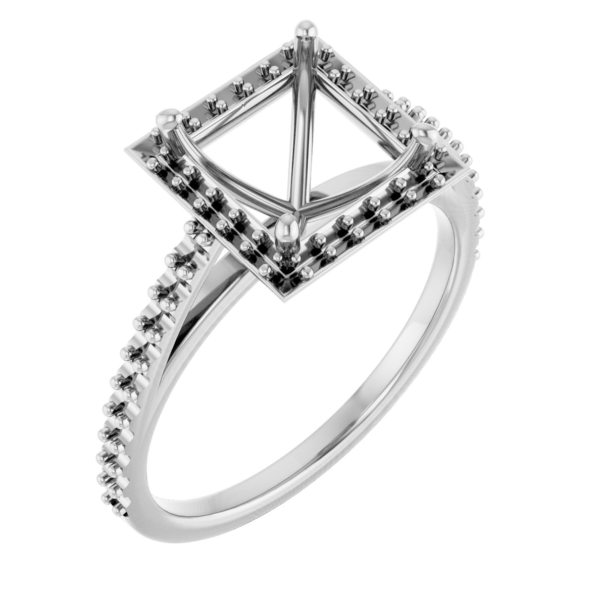 Halo-Style Engagement Ring