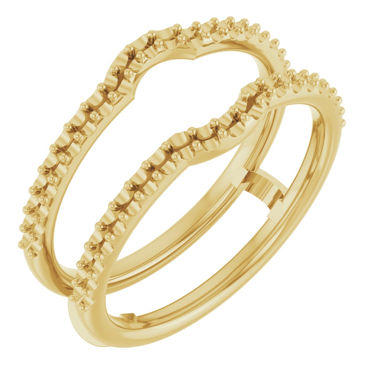 14K Yellow .375 CTW Diamond Ring Guard Ref 12337202