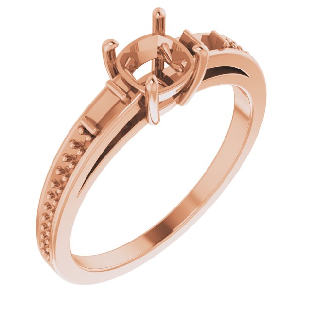 Baguette Accented Engagement Ring or Band