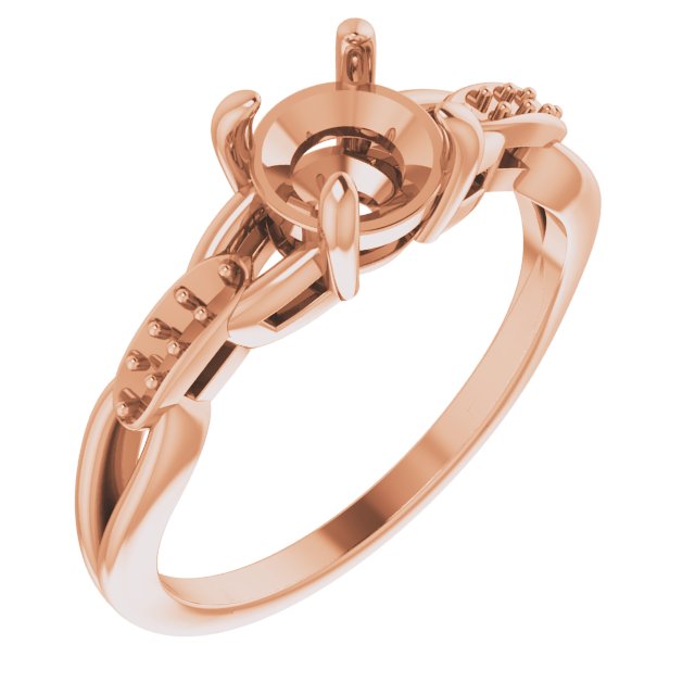 Accented Engagement Ring or Band