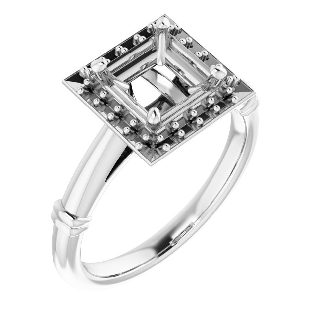 Halo-Style Engagement Ring