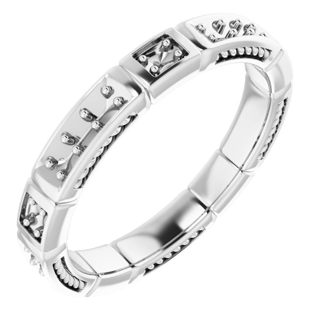 Platinum .33 CTW Diamond Eternity Band Size 5 Ref 12404258