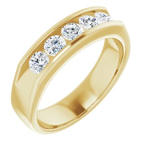 Wedding Bands | Channel-Set Band
