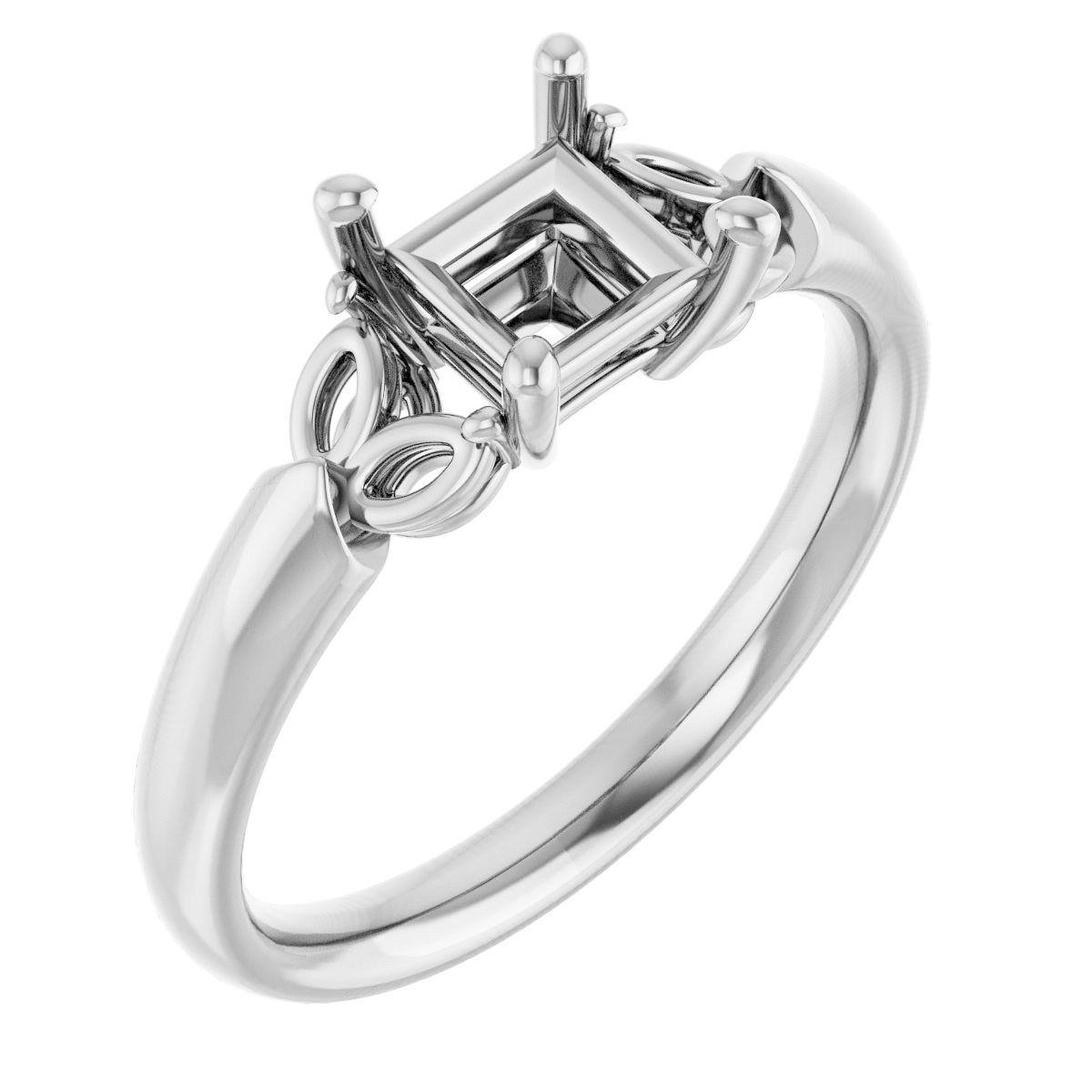 Accented Engagement Ring