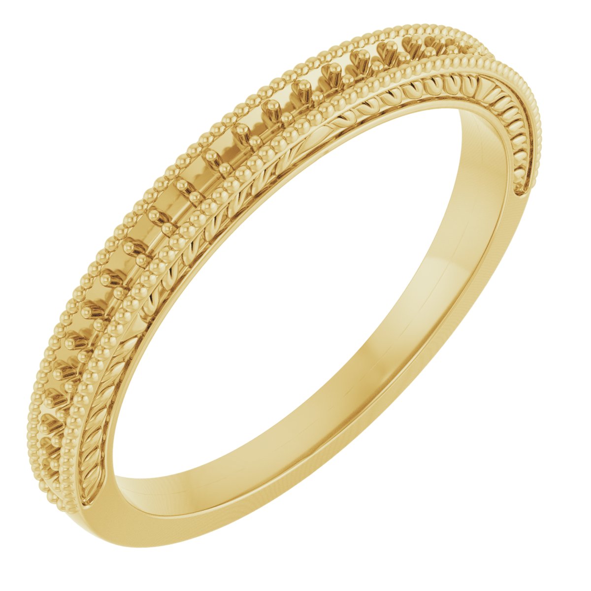 14K Yellow 1/10 CTW Natural Diamond Anniversary Band