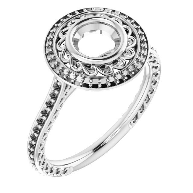 Halo-Style Engagement Ring