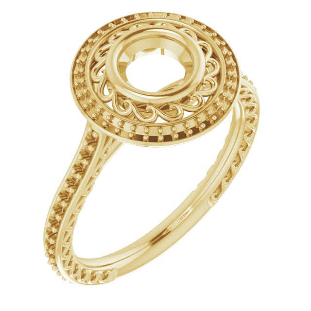 Halo-Style Engagement Ring