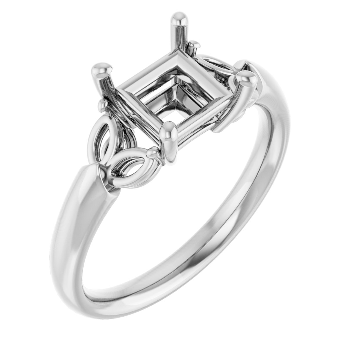 Accented Engagement Ring