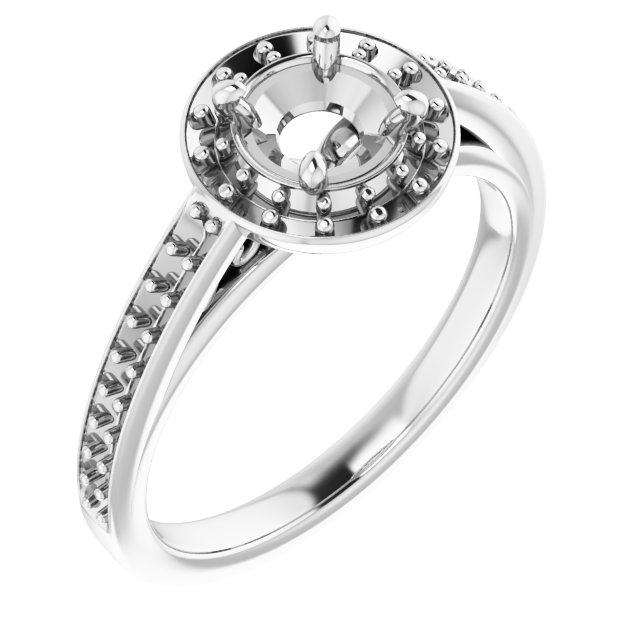 Halo-Style Engagement Ring