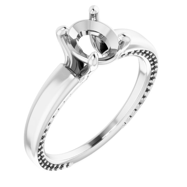 Accented Engagement Ring