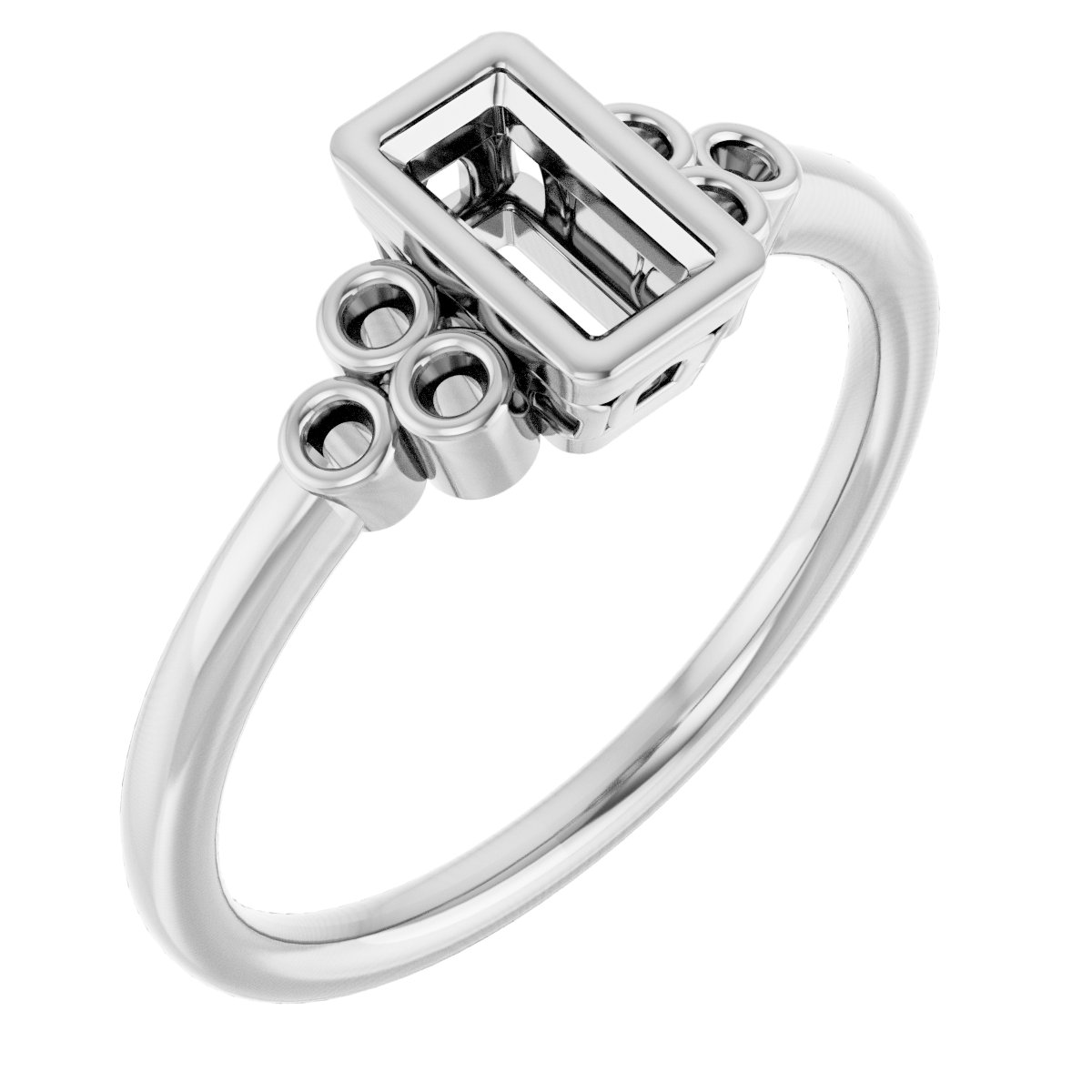 Bezel-Set Accented Ring