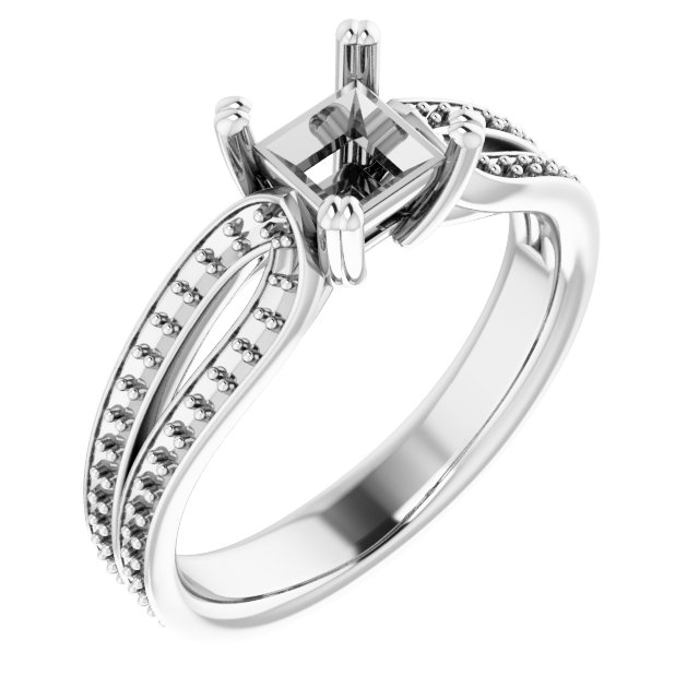 Accented Engagement Ring