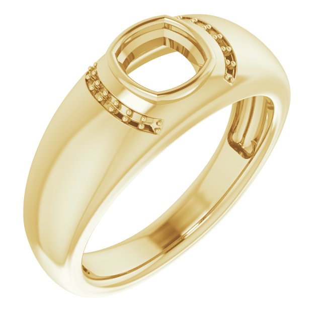 Accented Bezel-Set Ring
