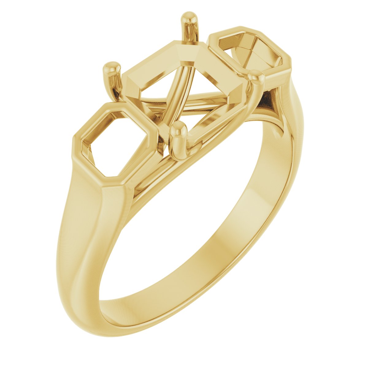 Three-Stone Engagement Ring