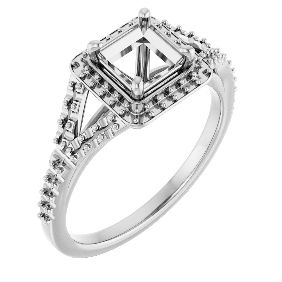 Halo-Style Engagement Ring