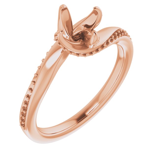 Accented Bypass Engagement Ring or Band
