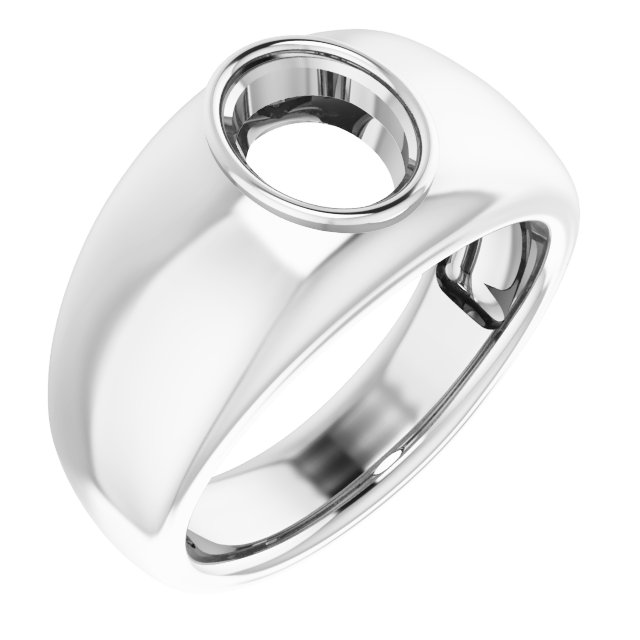 Bezel-Set Solitaire Ring