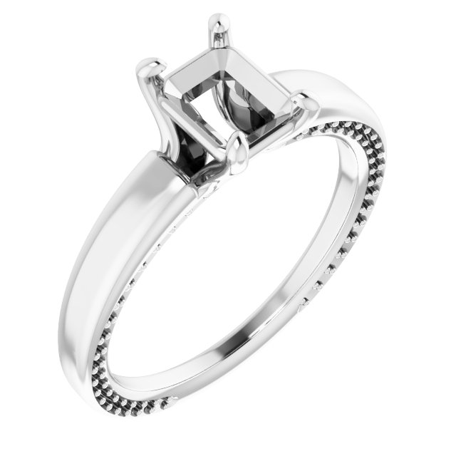Accented Engagement Ring