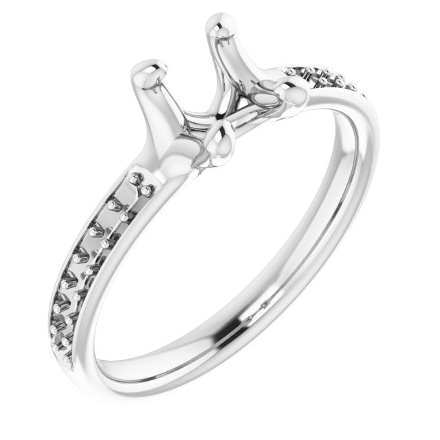 Accented Engagement Ring