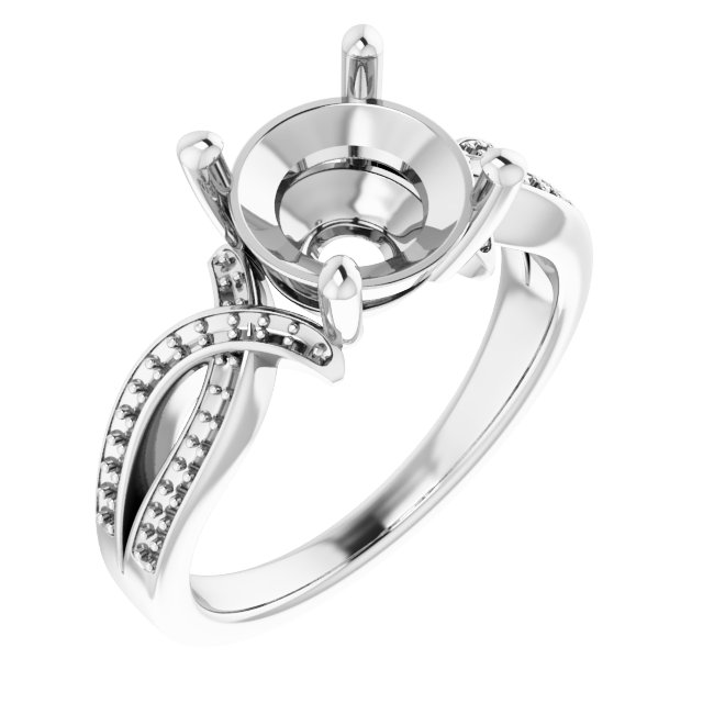 Accented Engagement Ring