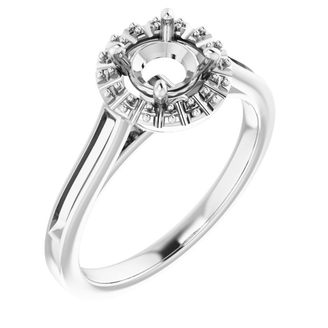Halo-Style Engagement Ring