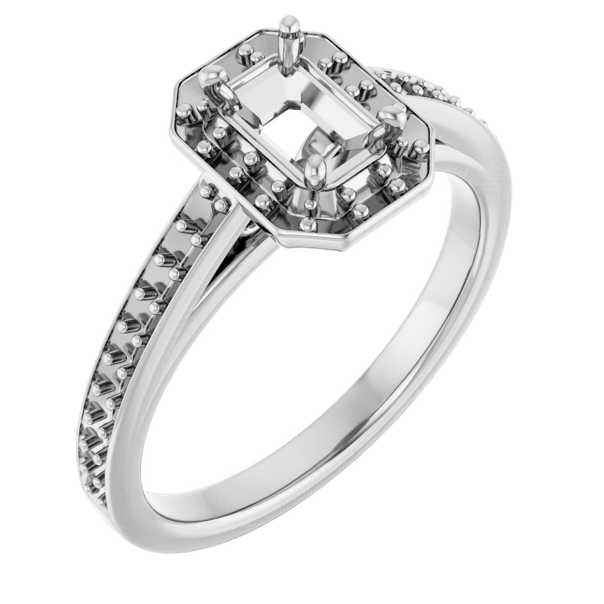 Halo-Style Engagement Ring