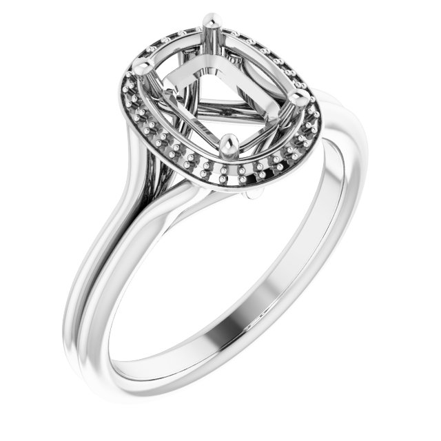 Halo-Style Engagement Ring