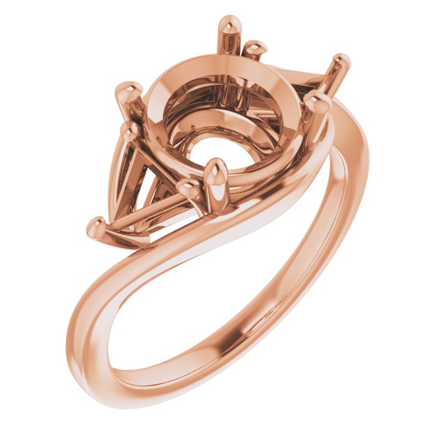 Three-Stone Bypass Engagement Ring