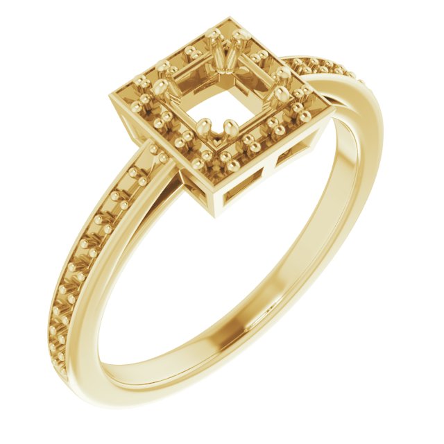 Halo-Style Engagement Ring