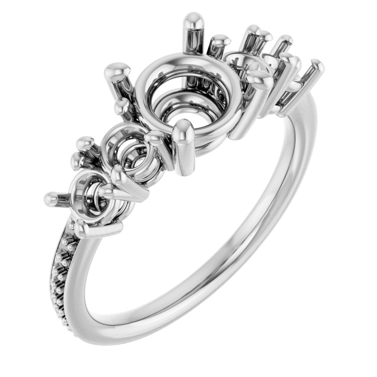 Accented Engagement Ring