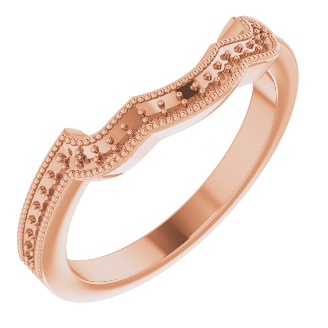 Halo-Style Vintage-Inspired Engagement Ring or Band
