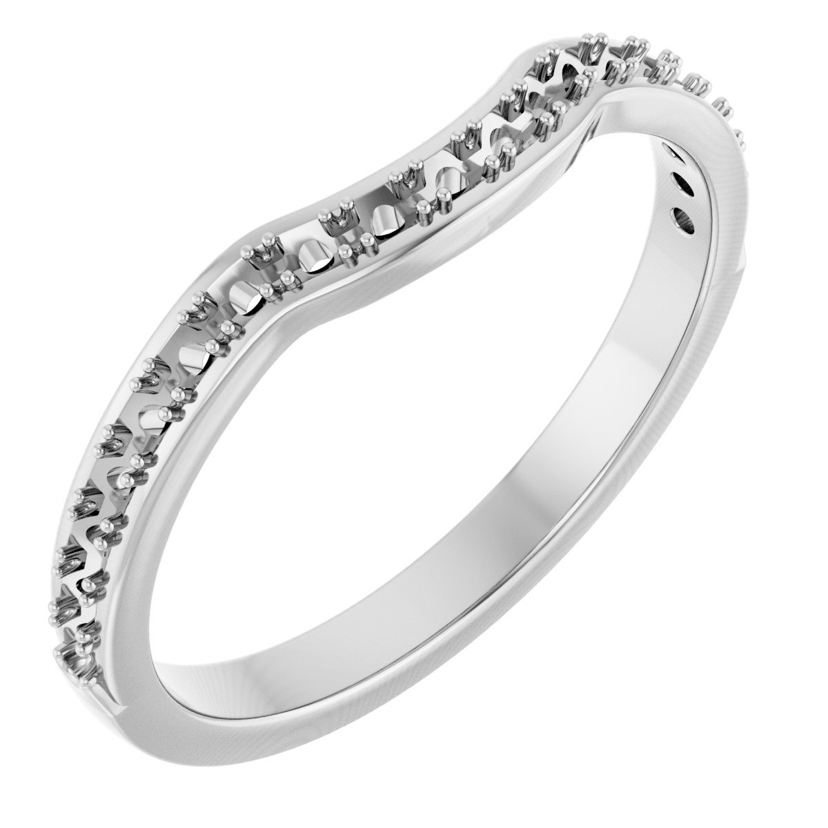 14K White 1/4 CTW Natural Diamond Anniversary Band