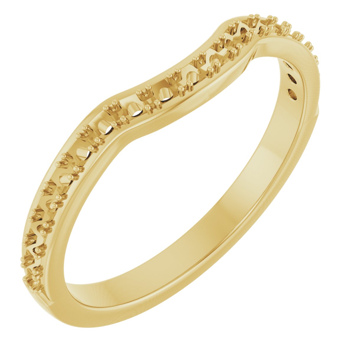 14K Yellow 1/4 CTW Natural Diamond Anniversary Band