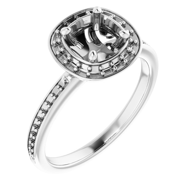 Halo-Style Engagement Ring