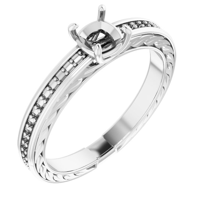 Accented Engagement Ring