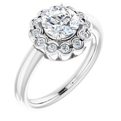 Bezel-Style Engagement Ring