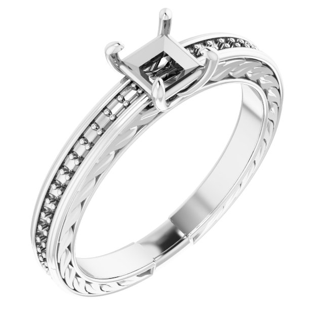 Accented Engagement Ring