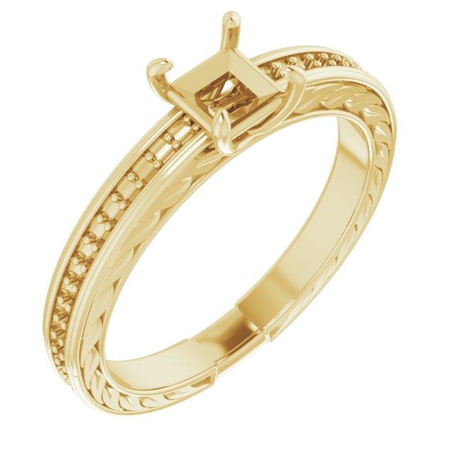 Accented Engagement Ring