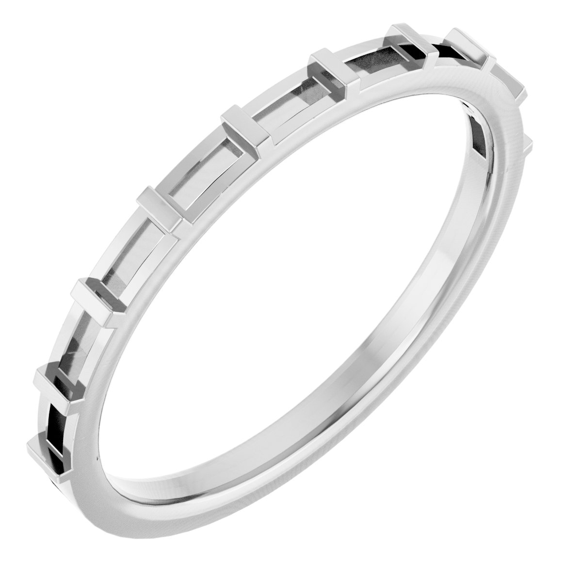 14K White 1/4 CTW Natural Diamond Anniversary Band