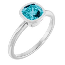 Bezel-Style Solitaire Ring