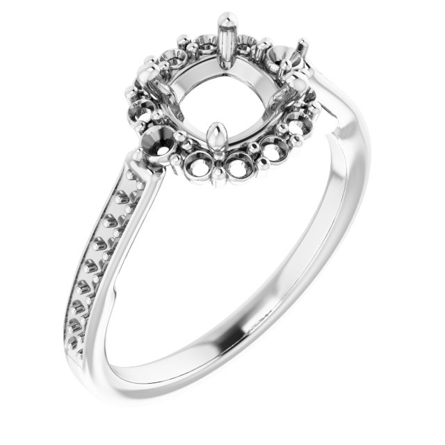 Halo-Style Engagement Ring