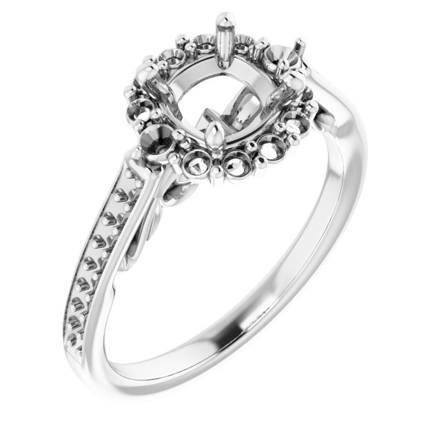 Halo-Style Engagement Ring
