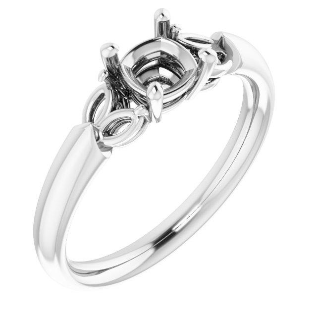 Accented Engagement Ring