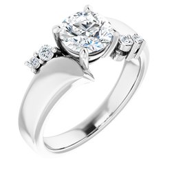 Bypass Engagement Ring
