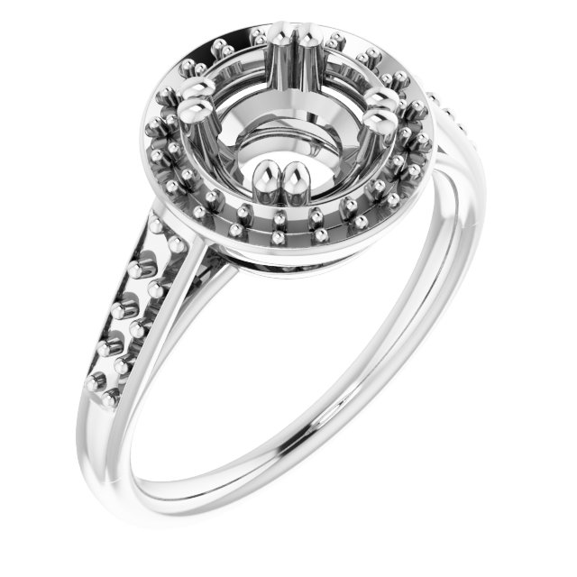 Halo-Style Engagement Ring