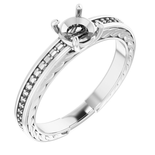 Accented Engagement Ring