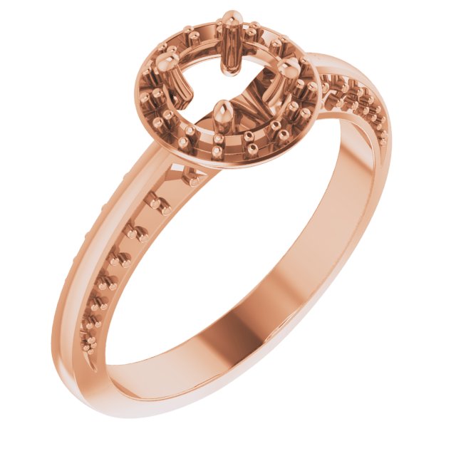 Halo-Style Knife-Edge Engagement Ring or Band