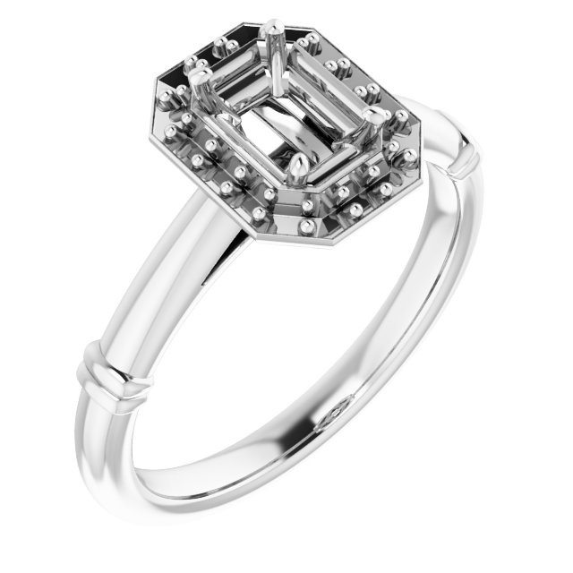 Halo-Style Engagement Ring